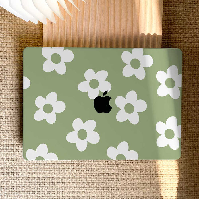 Green Blossoms | Macbook Case - IMCASE