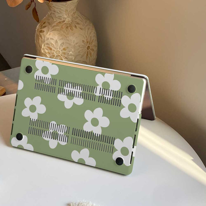 Green Blossoms | Macbook Case - IMCASE