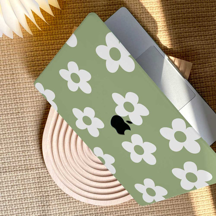 Green Blossoms | Macbook Case - IMCASE