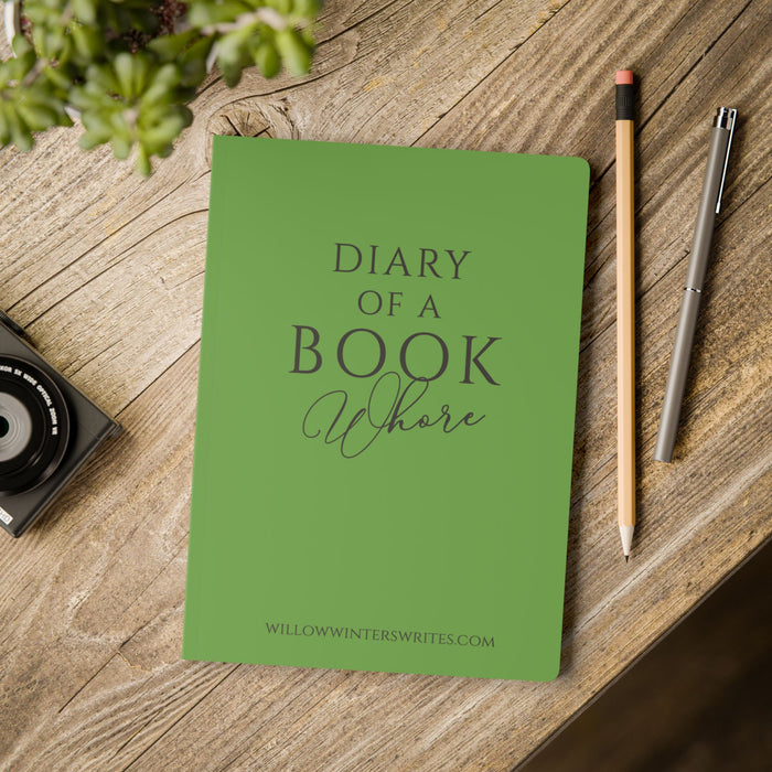 Green Diary of a Book Wh*re Softcover Journal