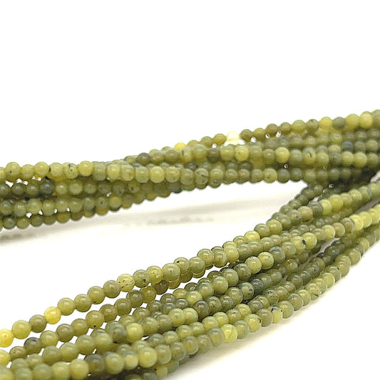 Green Jade Gemstone Strands