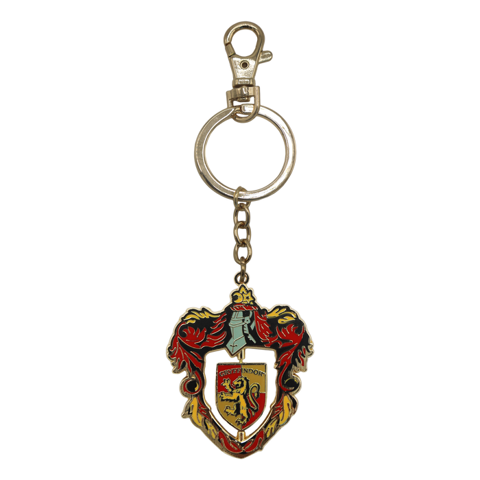 Keychain with a Gryffindor crest design on a white background