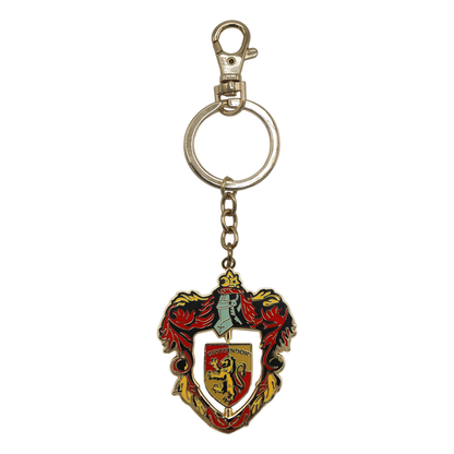 Keychain with a Gryffindor crest design on a white background