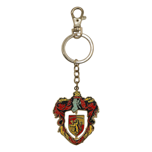 Keychain with a Gryffindor crest design on a white background