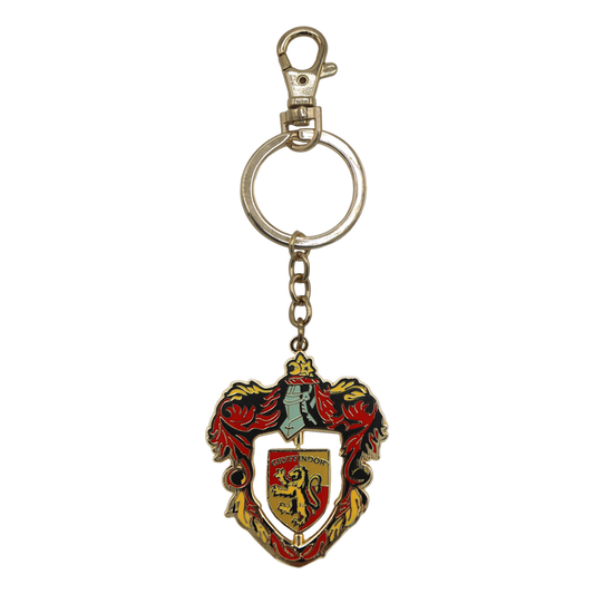 Keychain with a Gryffindor crest design on a white background