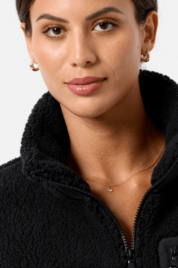 Gym+Coffee Industry Fleece Jacket (unisex) - Black - Dotique - Gym+Coffee