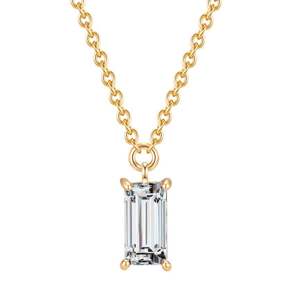 Hals Kette mit Zirkonia gold