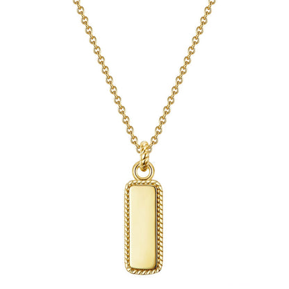 Halskette mit Anhänger gold