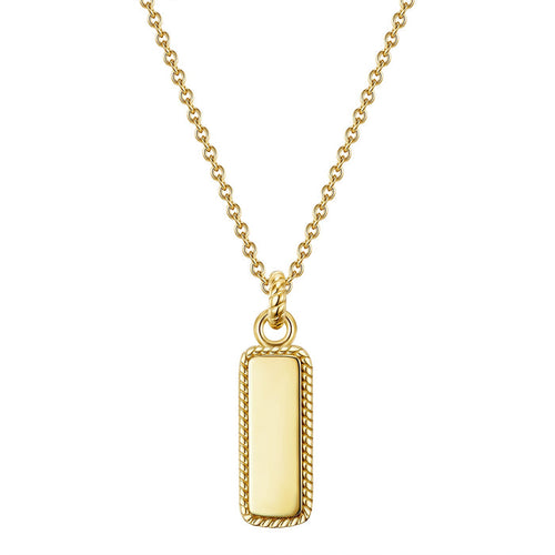 Halskette mit Anhänger gold