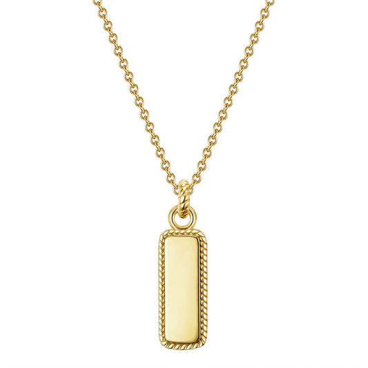 Halskette mit Anhänger gold