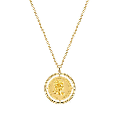 Halskette Münze gold