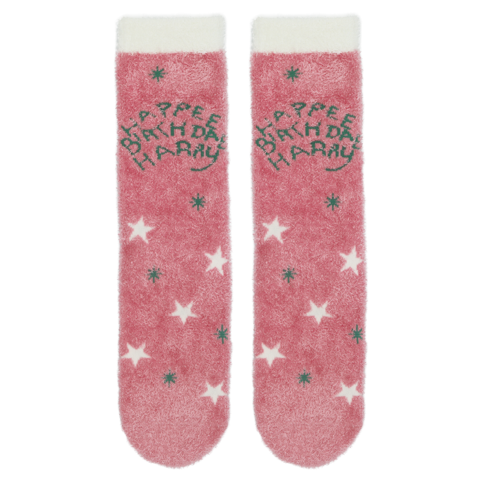 Happee Birthdae Cozy Socks