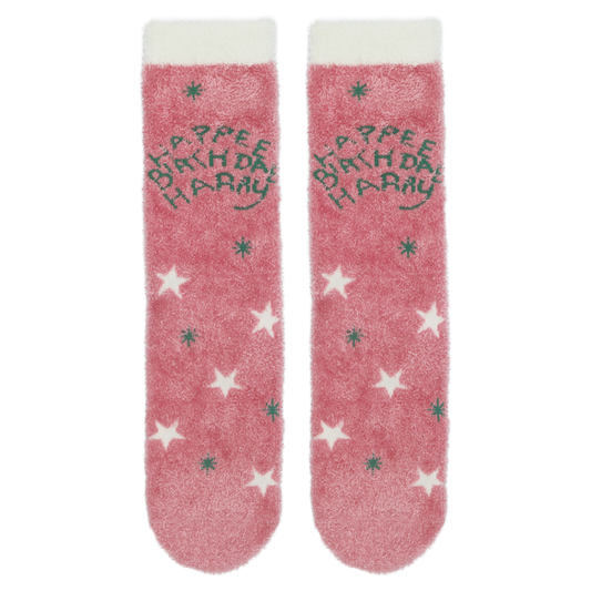 Happee Birthdae Cozy Socks
