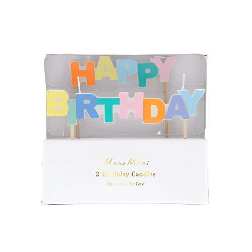 Meri Meri Happy Birthday Candles