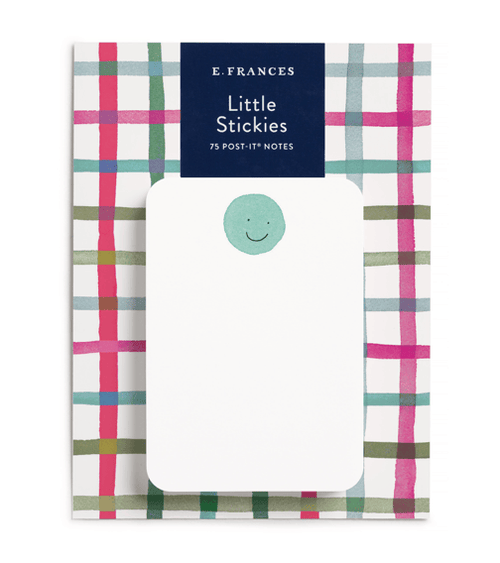E. Frances Happy Plaid Little Stickies