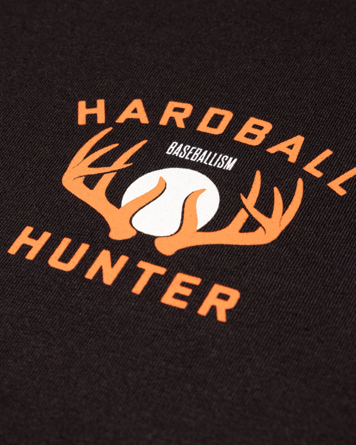 Hardball Hunter Antlers T-Shirt (Black) - Youth