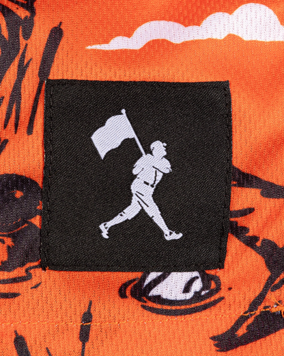 Hardball Hunter Diamond Air Mesh Shorts (Blaze Orange) - Youth