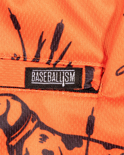 Hardball Hunter Diamond Air Mesh Shorts (Blaze Orange) - Youth
