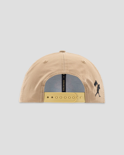 Hardball Hunter Five Panel Rope Cap - Khaki