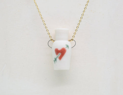Heart Pot Necklace - Juice Ceramics