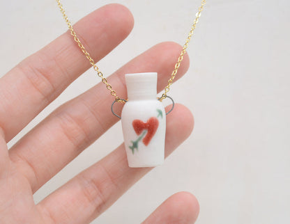 Heart Pot Necklace - Juice Ceramics