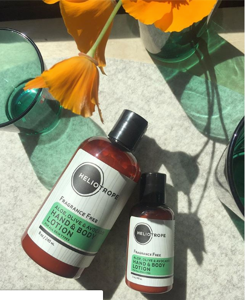 Heliotrope - Aloe, Olive & Avocado Lotion: Rose Clove