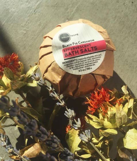 Heliotrope - Effervescent Bath Fizzies w/Jojoba & Protein (13 scents): Honey Amber