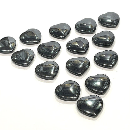 Hematite gemstone Heart Carving / Shape