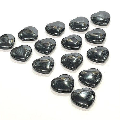 Hematite gemstone Heart Carving / Shape