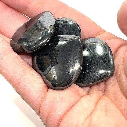 Hematite gemstone Heart Carving / Shape