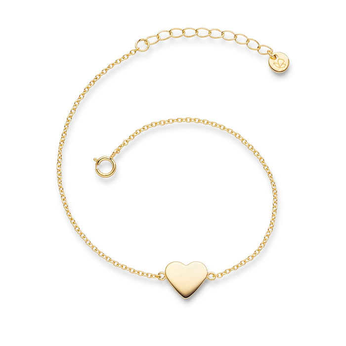 Herz Armband gold