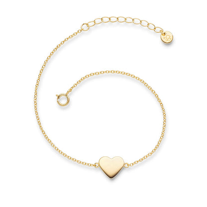 Herz Armband gold