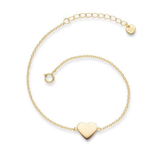 Herz Armband gold