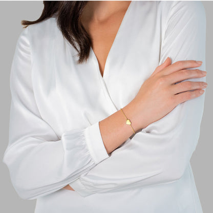 Herz Armband gold