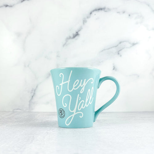 Hey Y'all Blue Mug