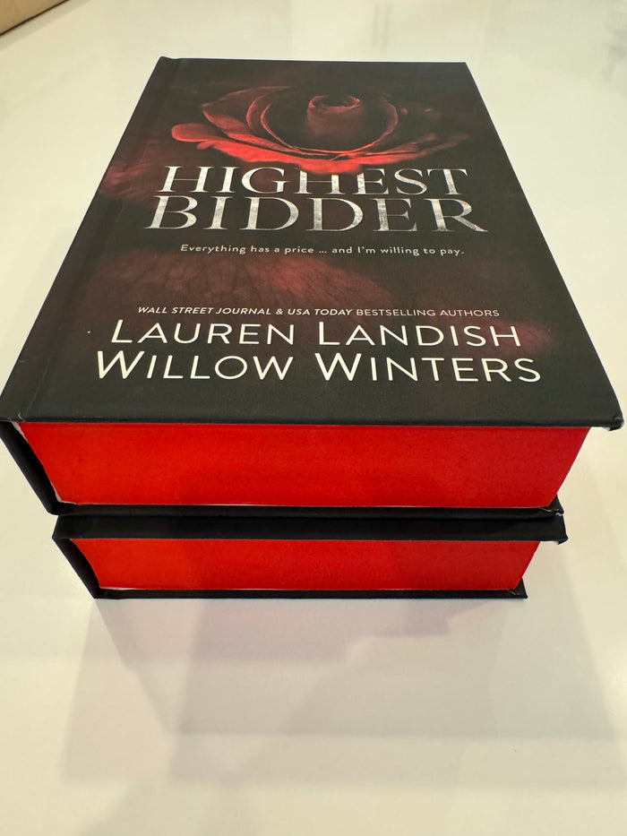 Highest Bidder Box Set Hardback With Red Sprayed Edge