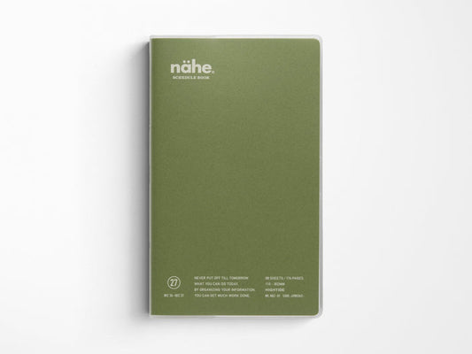 Hightide 2027 Weekly Schedule Book Nähe B6 Slim Vertical