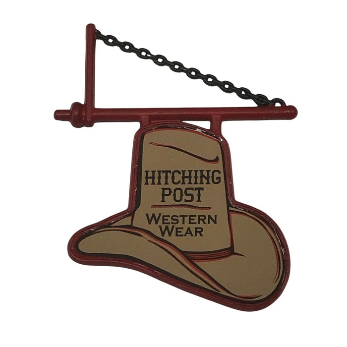 Hitching Post Hanging Sign