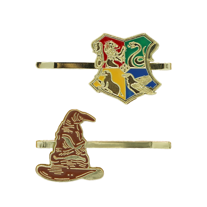 Hogwarts Crest Hair Clips 2-pack