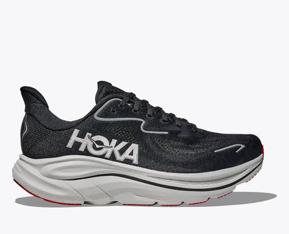 Hoka Men's Clifton 10 - Black / Silver