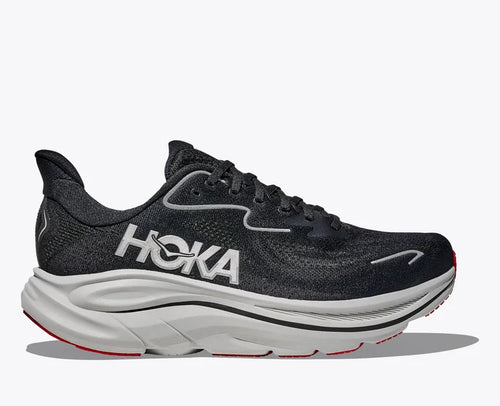 Hoka Men's Clifton 10 - Black / Silver