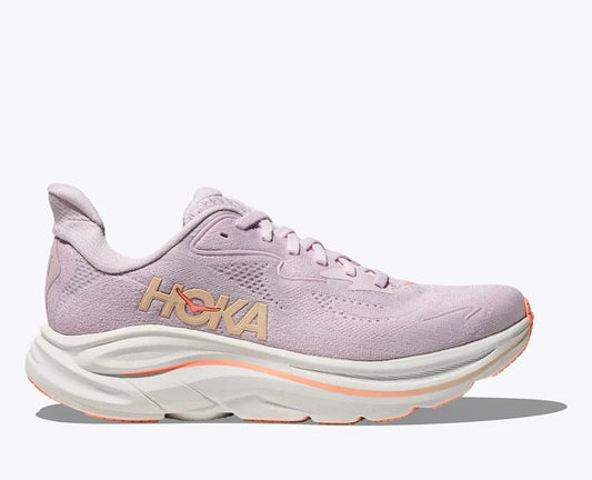 Hoka Women's Clifton 10 - Lilac Cream / Tangerine Glow