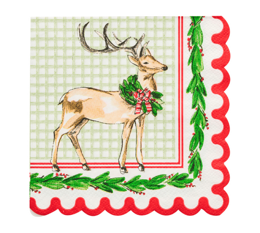Sophistiplate Holly Berry Cocktail Napkins/26pk