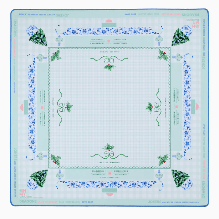 Oh My Mahjong Holly Jolly Mat (in Tube)