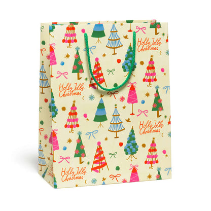 Holly Jolly Trees gift bags: Medium