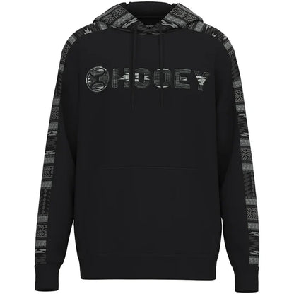 Hooey "Canyon" Black w/ Grey Aztec Hoody