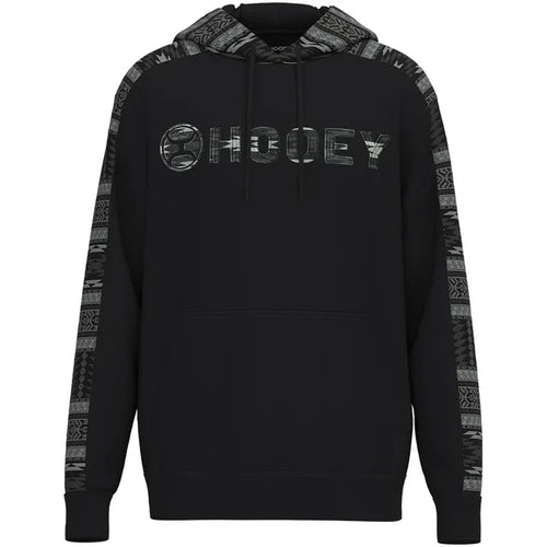 Hooey "Canyon" Black w/ Grey Aztec Hoody