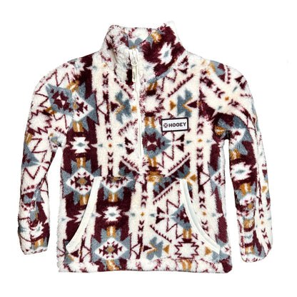 Hooey Youth Girl's Fleece Aztec Pullover