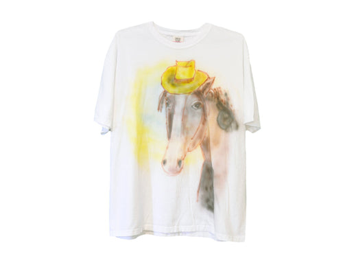 Horse Portrait Shirt - X Large - Juice Ceramics