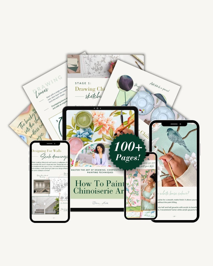 How To Paint Chinoiserie Art E - Book - Diane Hill